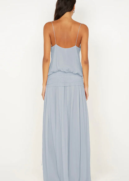 Bec & Bridge Camille Blouson Dress in Blue