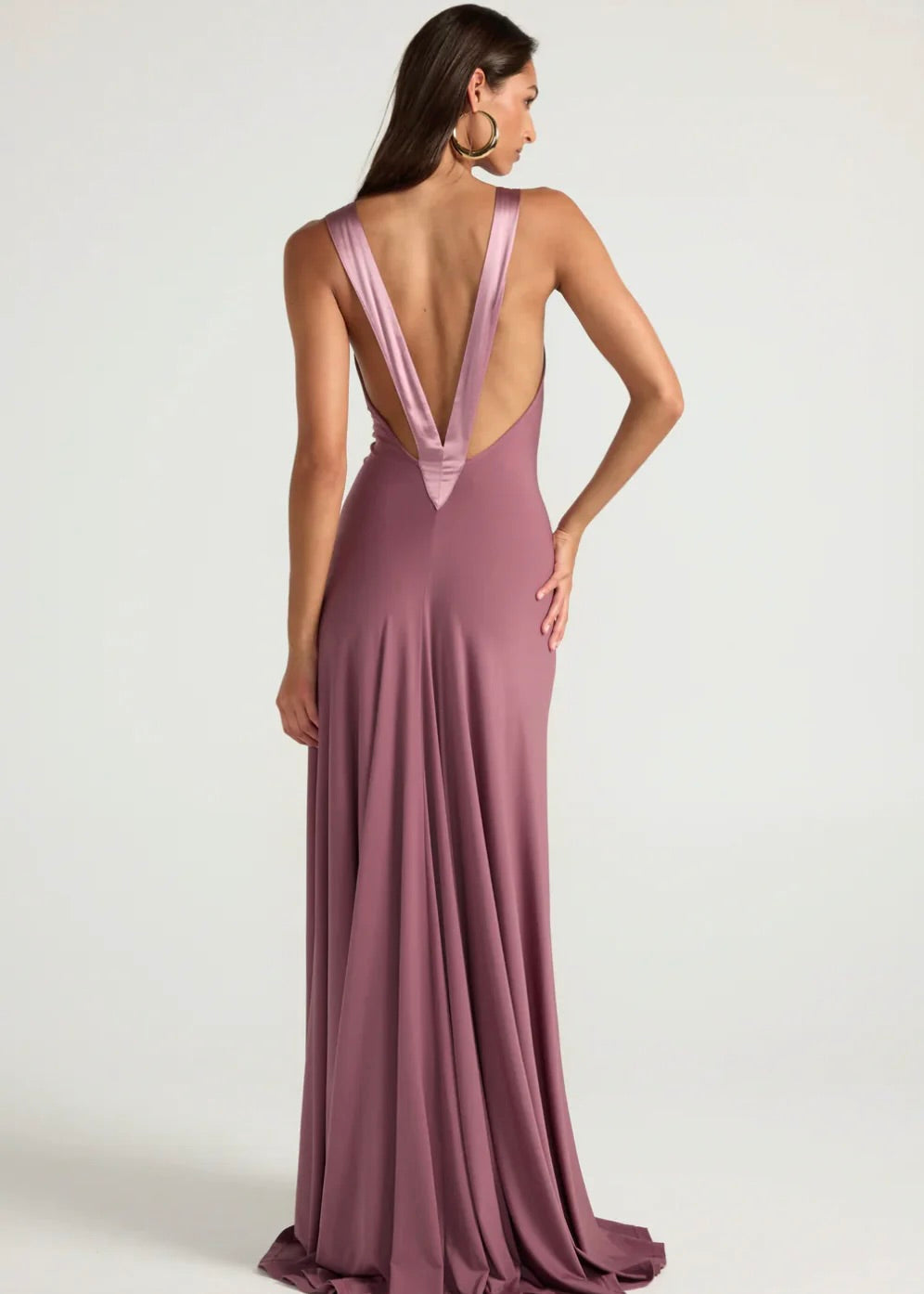 Ance Gria Rosa Gown in Purple