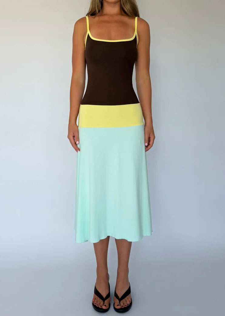 BLANCH Lucy Midi Dress Mirage
