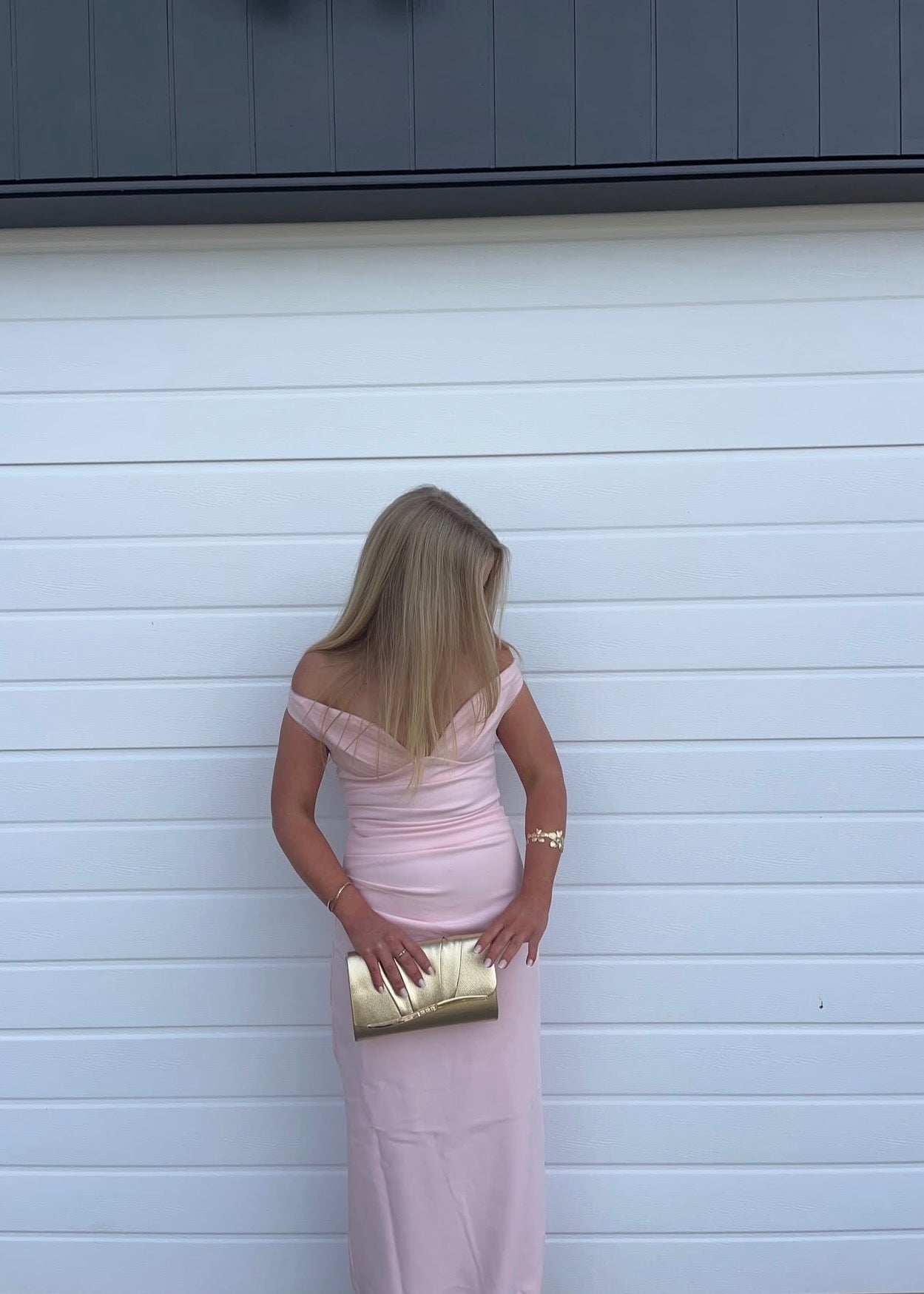 Babyboo Abigail Maxi Dress in Bluch Pink