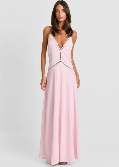 Sasha Therese Posey Maxi in Pink