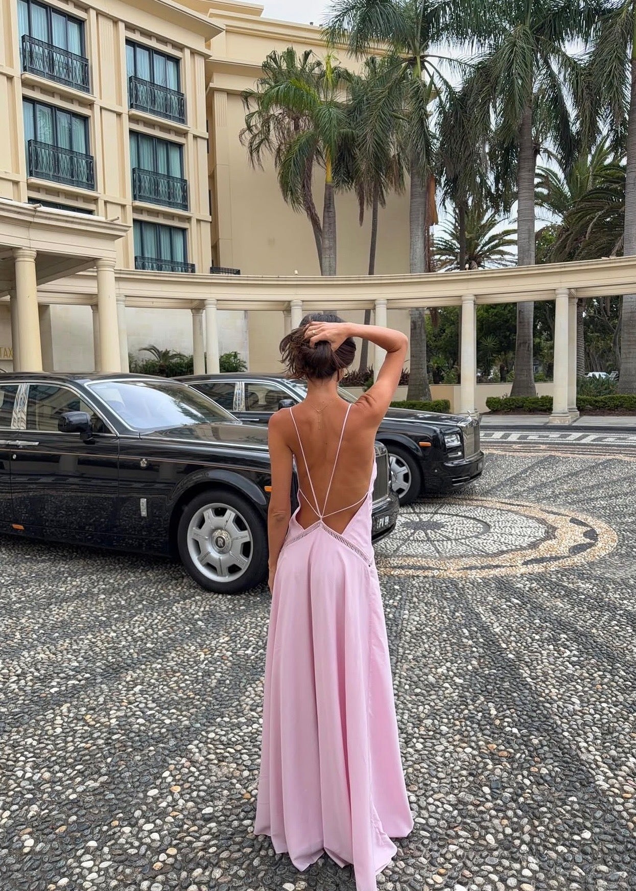 Sasha Therese Posey Maxi in Pink