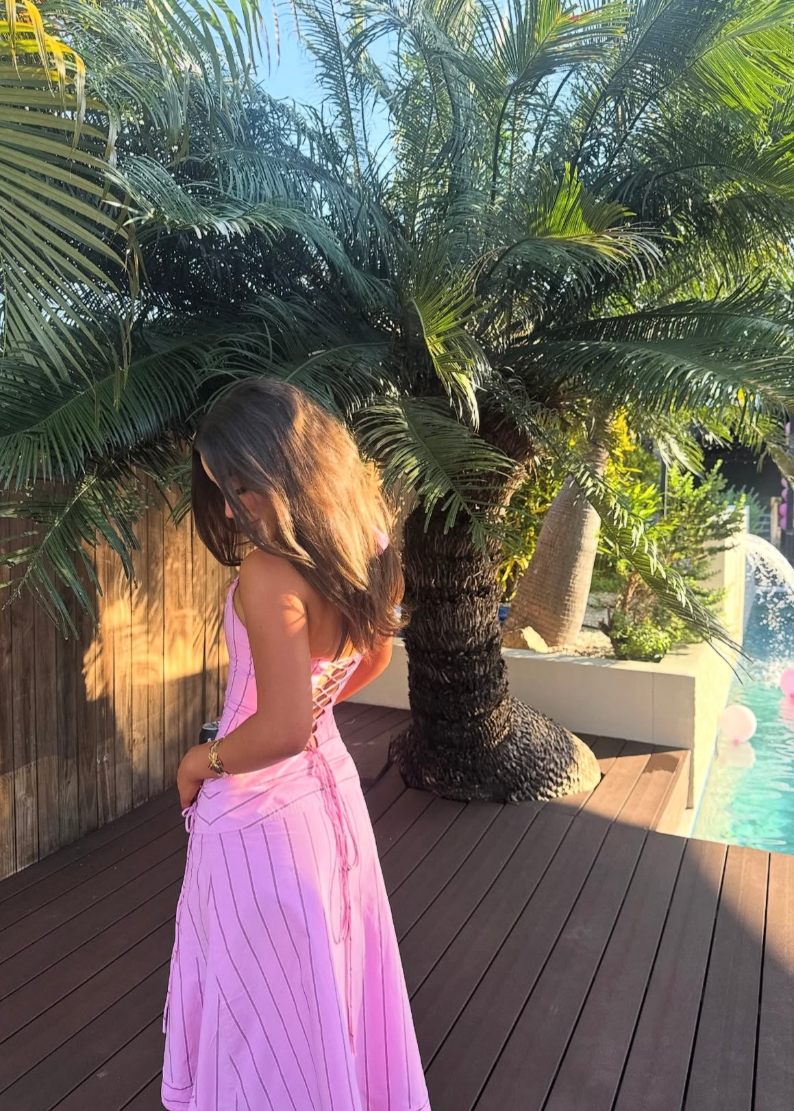 I Am Delilah Sabrina Set in Sangria Pink