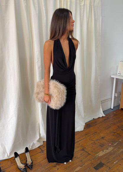 La Marie Nadia Dress in Black