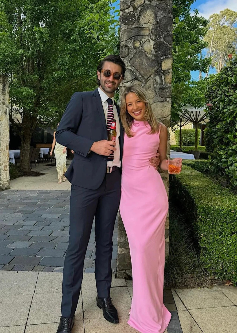 Effie Kats Verona Gown in Taffy Pink