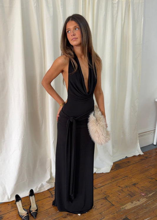 La Marie Nadia Dress in Black