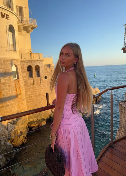 I Am Delilah Sabrina Set in Sangria Pink