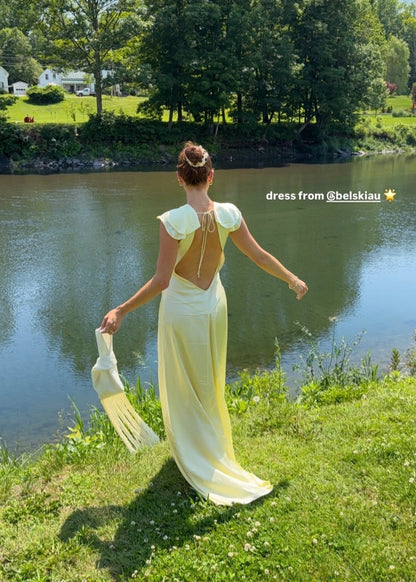 Belski Evelyn Dress in Citrus