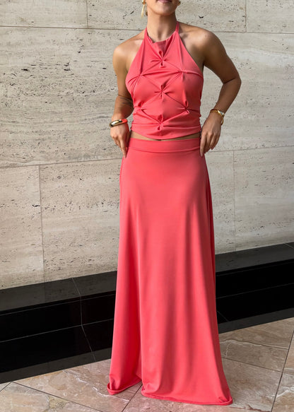 Donna’s Daughter Suki Set in Coral