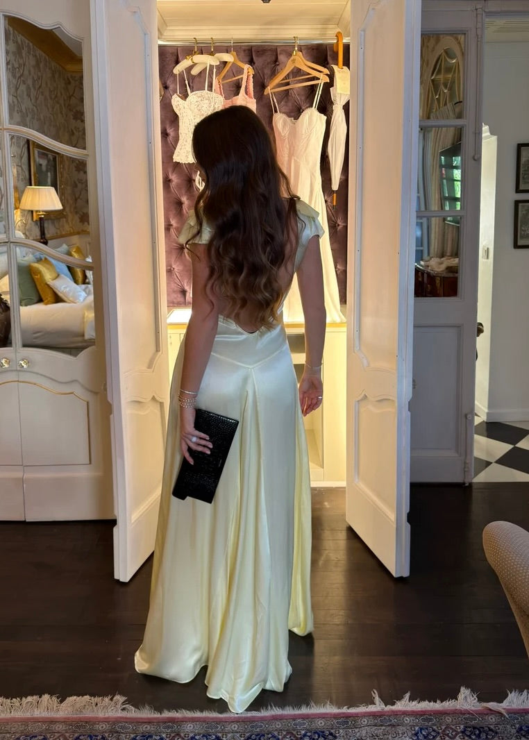 Belski Evelyn Dress in Citrus