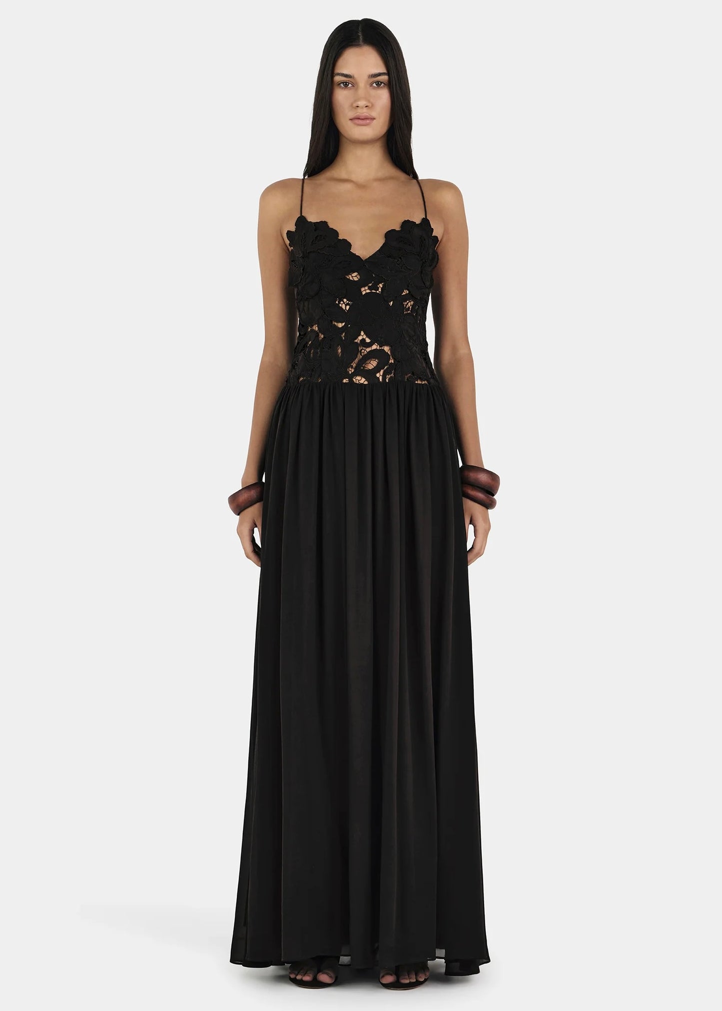 Hansen and Gretel Stephanie Maxi Dress in Black