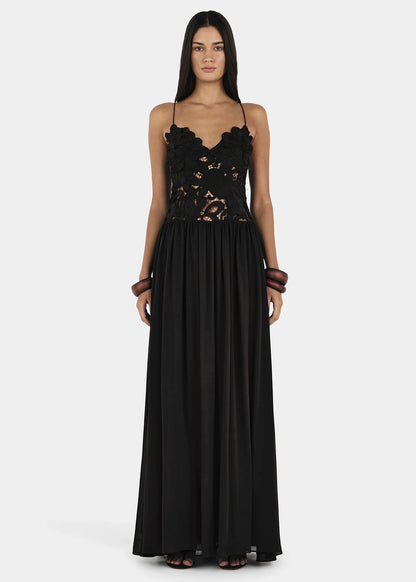 Hansen and Gretel Stephanie Maxi Dress in Black