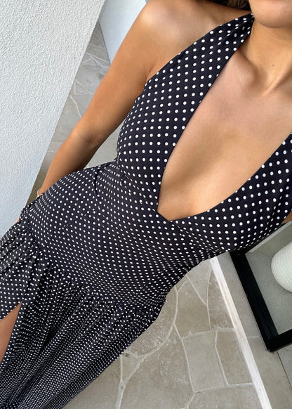 Sweet Temptation Polka Dot Corset Maxi