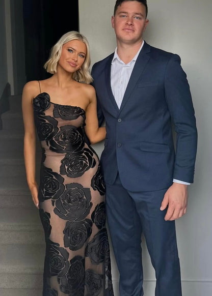 Arcina Ori Marcella Dress in Black Floral