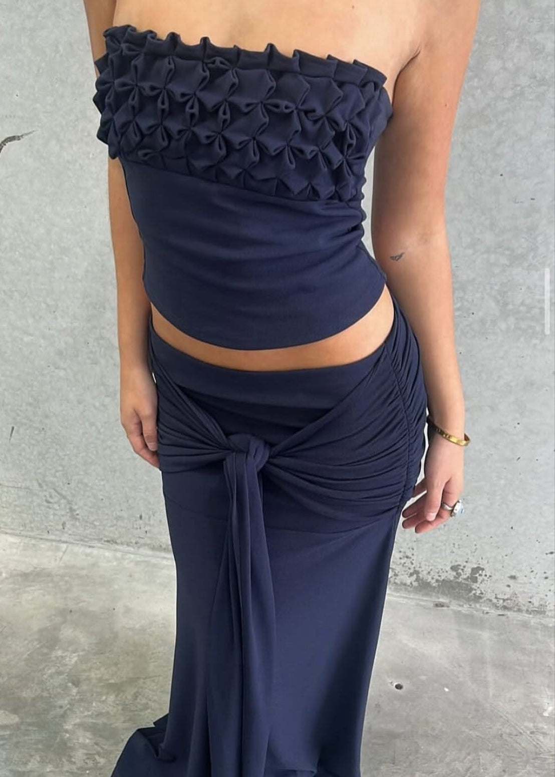 Ance Gria Jude Set in Navy