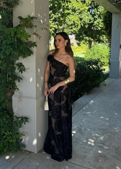 Arcina Ori Marcella Dress in Black Floral