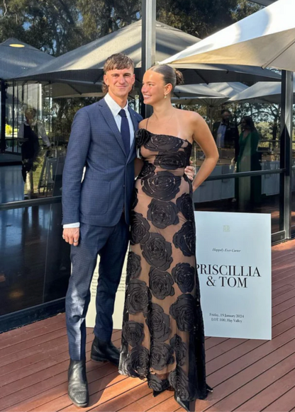 Arcina Ori Marcella Dress in Black Floral