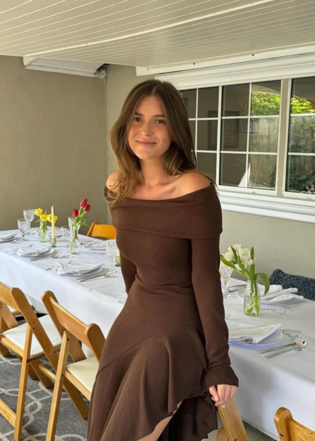 Arcina Ori Bella Dress in Brown